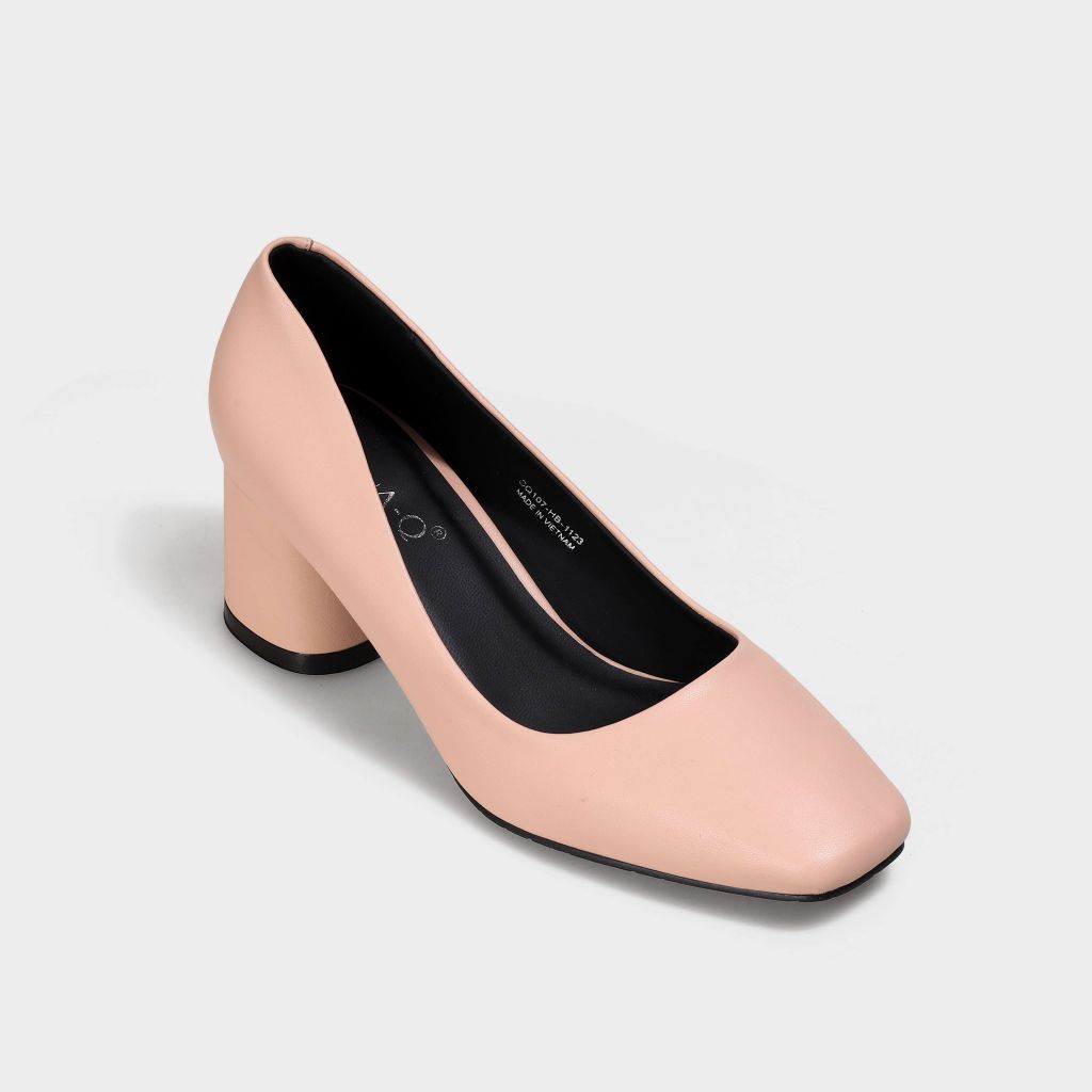 Giày Nữ Cao Gót Bít Mũi Vuông CHRISTINA-Q GBV107D
