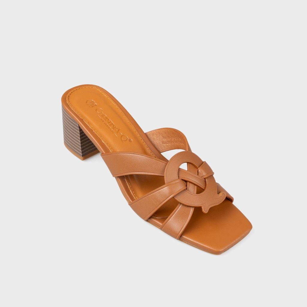 Guốc Nữ Gót Trụ CHRISTINA-Q GUN111G