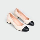 Giày Nữ Cao Gót Bít Mũi Tròn CHRISTINA-Q GBT102F