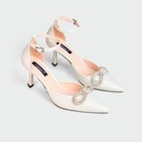 Giày Nữ Cao Gót Bít Mũi Nhọn CHRISTINA-Q GBN382F