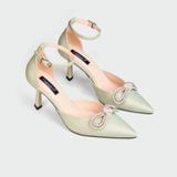 Giày Nữ Cao Gót Bít Mũi Nhọn CHRISTINA-Q GBN382F