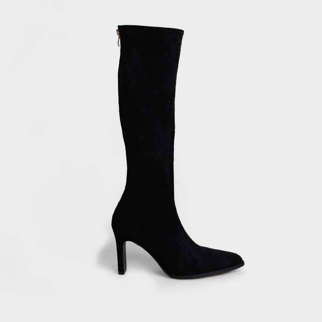 Giày Boots Nữ Cao Cổ Mũi Nhọn CHRISTINA-Q BON005F