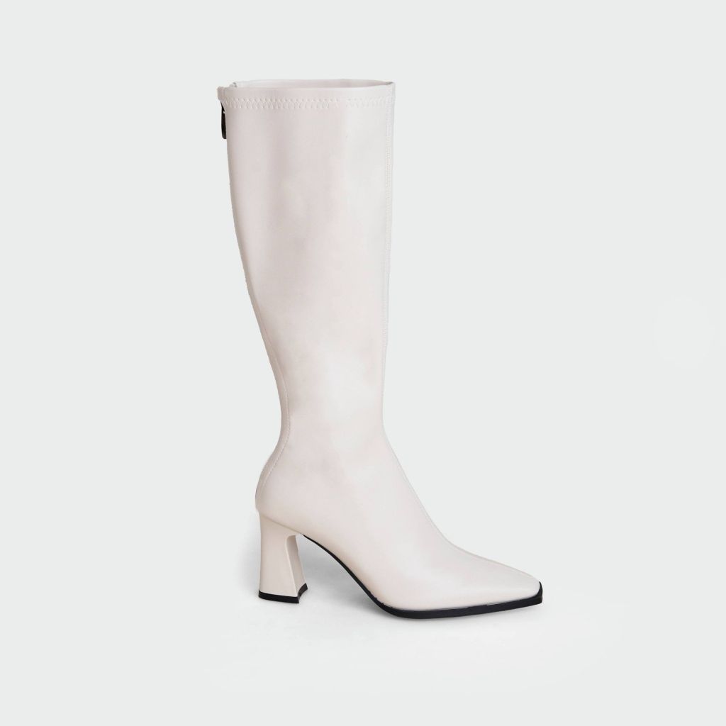 Giày Boots Nữ Cao Cổ Mũi Vuông CHRISTINA-Q BOV017F