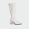 Giày Boots Nữ Cao Cổ Mũi Vuông CHRISTINA-Q BOV017F
