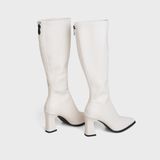 Giày Boots Nữ Cao Cổ Mũi Vuông CHRISTINA-Q BOV017F