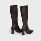 Giày Boots Nữ Cao Cổ Mũi Vuông CHRISTINA-Q BOV017F