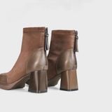 Giày Boots Nữ Mũi Vuông CHRISTINA-Q BOV015F