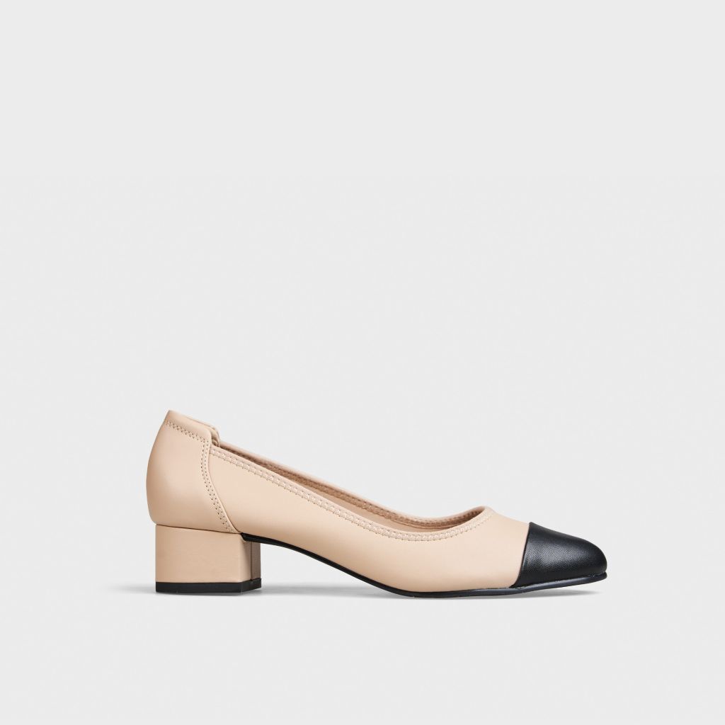 Giày Nữ Cao Gót Bít Mũi Tròn CHRISTINA-Q GBT102F