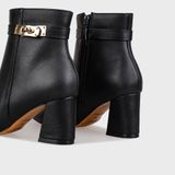 Giày Boots Nữ Mũi Vuông CHRISTINA-Q BOV014F