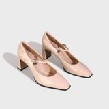 Giày Nữ Cao Gót Bít Mũi Vuông CHRISTINA-Q GBV141F