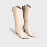 Giày Boots Nữ Cao Cổ Mũi Nhọn CHRISTINA-Q BON006F