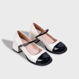 Giày Nữ Cao Gót Bít Mũi Tròn CHRISTINA-Q GBT100F