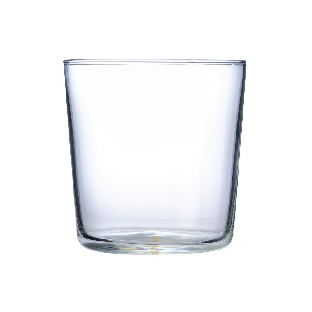 LY THỦY TINH URBAN GLASS - 330ML TUMBLER (CLEAR/BLACK)