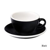 Egg 200ml Cappuccino Cup & Saucer