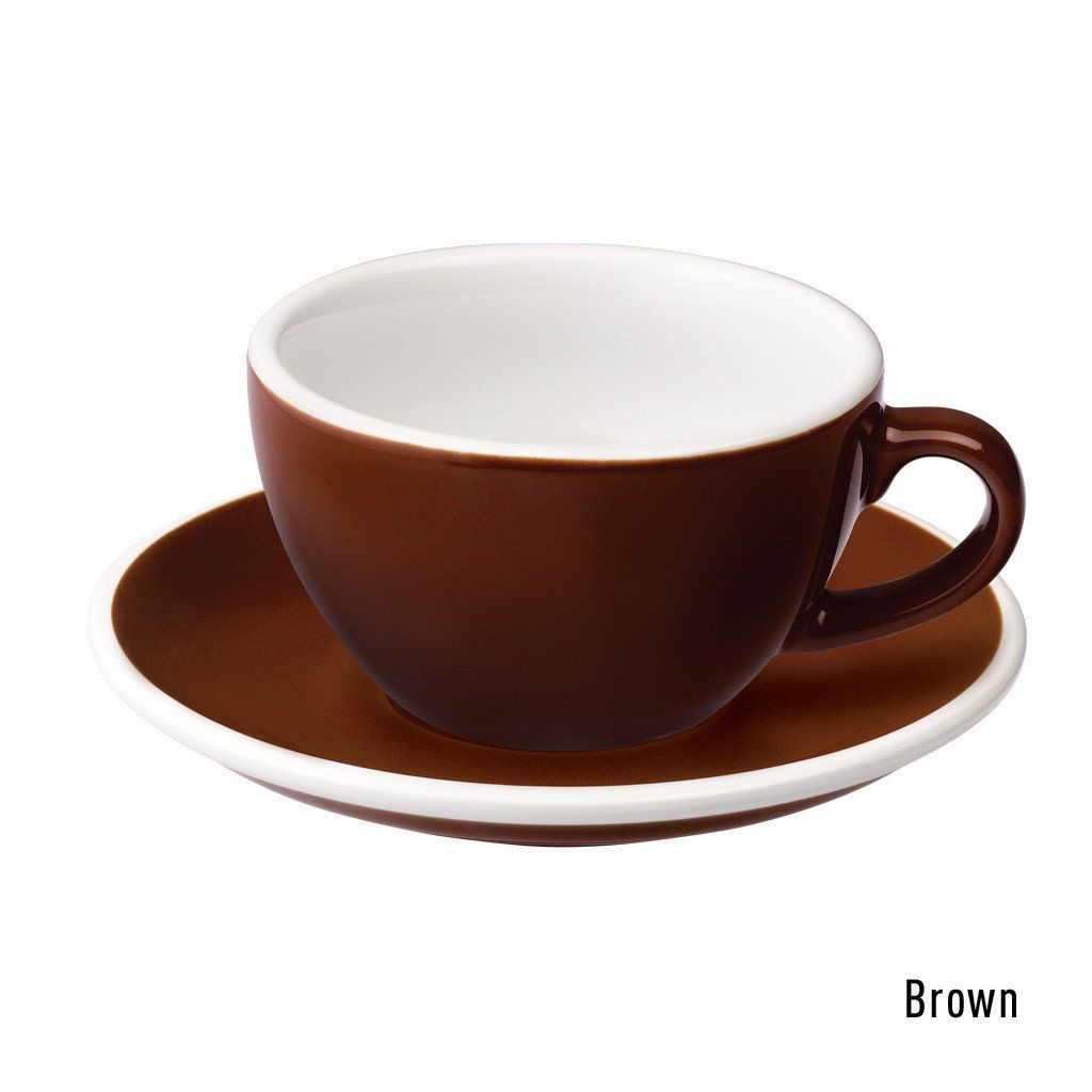 Egg 200ml Cappuccino Cup & Saucer