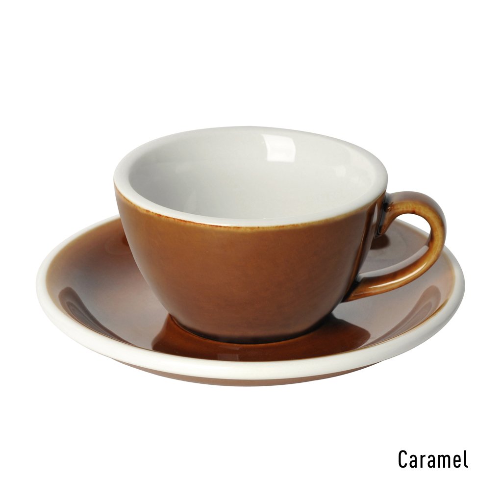 Egg 150ml Flat White Cup & Saucer (3 Potters)