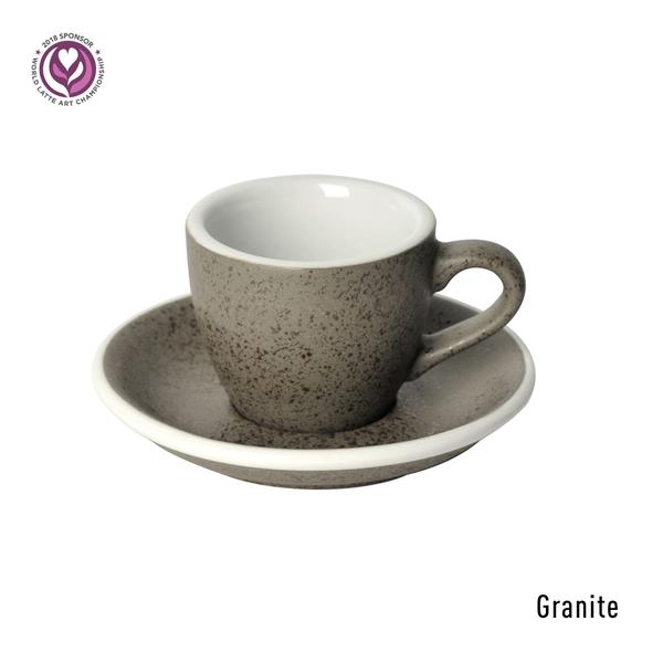 Egg 80ml Espresso Cup & Saucer (3 Potters)
