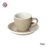 Egg 80ml Espresso Cup & Saucer