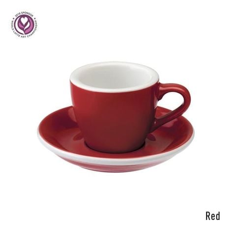 Egg 80ml Espresso Cup & Saucer