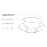 Egg 300ml Café Latte Cup & Saucer