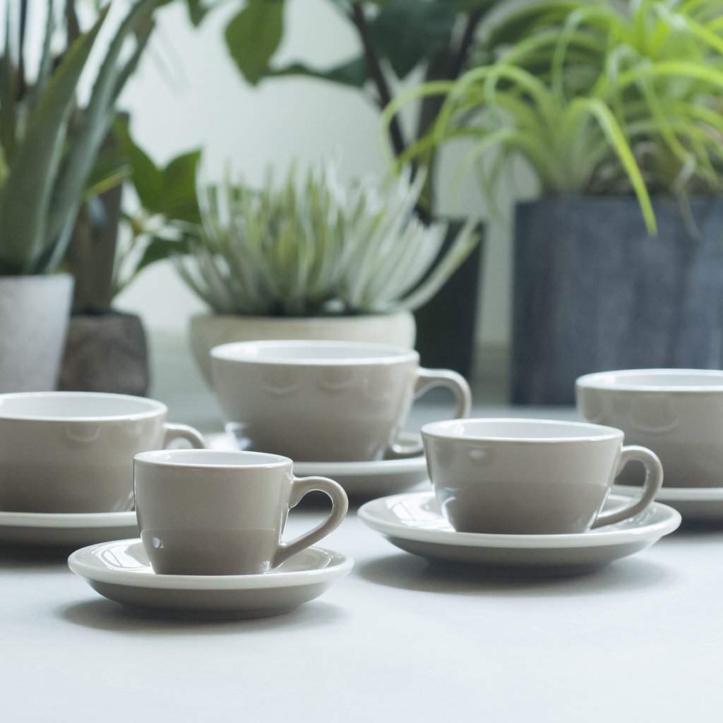 Egg 80ml Espresso Cup & Saucer