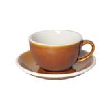 Egg 250ml Cappuccino Cup & Saucer (Potters Colors)