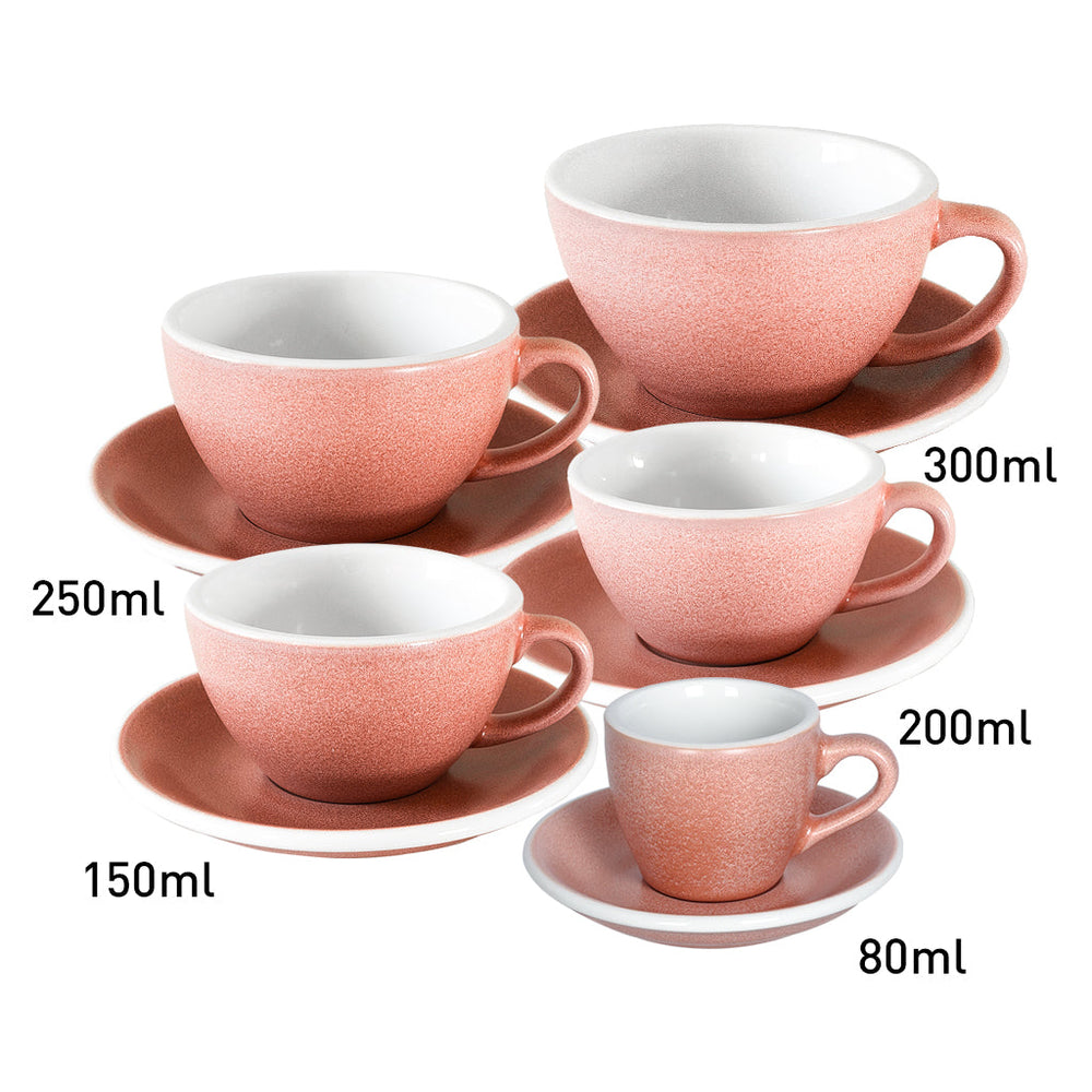 Egg 250ml Cappuccino Cup & Saucer (Potters Colors)