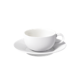 FLUTE - 250ML CUP AND SAUCER (WHITE)