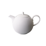 FLUTE - 600ML TEAPOT (WHITE)