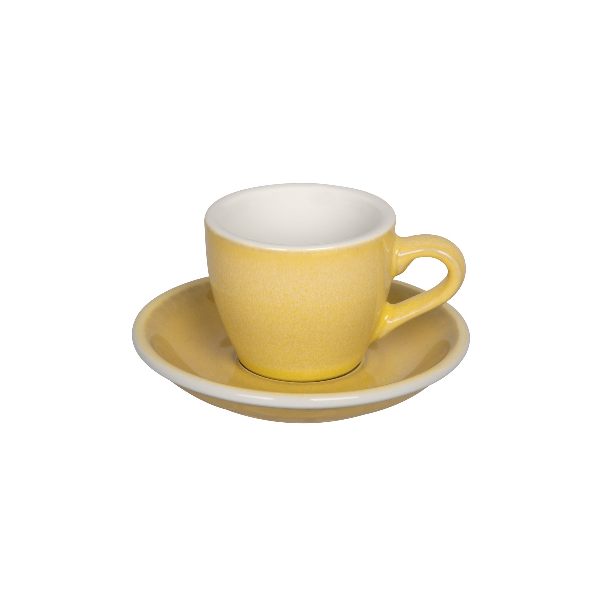 Egg 80ml Espresso Cup & Saucer (Potters Colors)