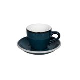 Egg 80ml Espresso Cup & Saucer (Potters Colors)