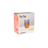 Pro Tea 450ml Glass Mug with Infuser & Lid (Clear)