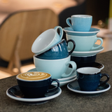 Egg 80ml Espresso Cup & Saucer (Potters Colors)