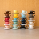 Egg 250ml Cappuccino Cup & Saucer (Potters Colors)