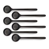 Bond Set of 6 x 13cm Spoon (L) (Matt Black)