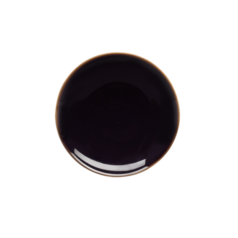 Dĩa sứ to STUDIO TENMOKU - 20CM SALAD PLATE (BLACK)