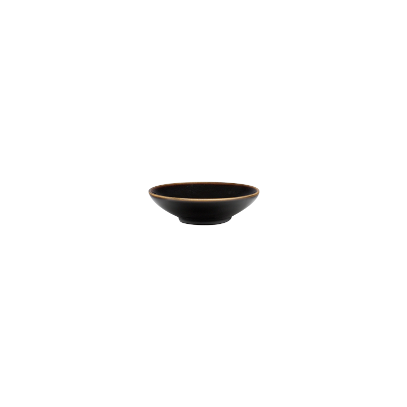 STUDIO TENMOKU - 9CM SAUCE DISH (BLACK)