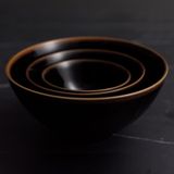 STUDIO TENMOKU - 20CM SERVE BOWL (BLACK)