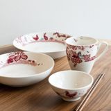 A CURIOUS TOILE - 11.5CM RICE BOWL (RED)