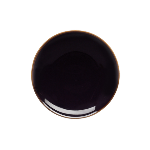 Đĩa sứ món ăn chính STUDIO TENMOKU - 23CM SALAD PLATE (BLACK)