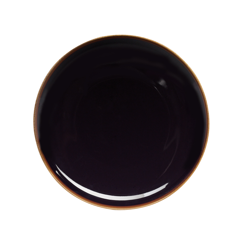 Đĩa sứ chính hãng STUDIO TENMOKU - 28CM DINNER PLATE (BLACK)