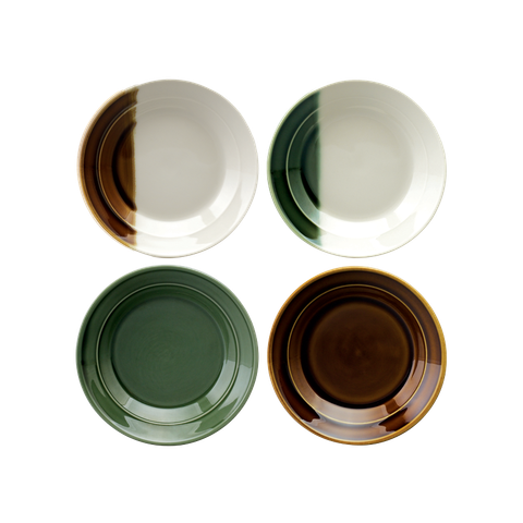 Bộ 4 dĩa sứ SANCAI - SET OF 4 X 10CM SAUCE DISH (ASSORTED)