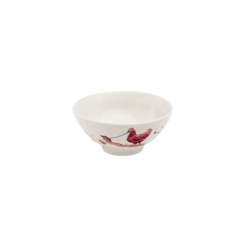 A CURIOUS TOILE - 11.5CM RICE BOWL (RED)