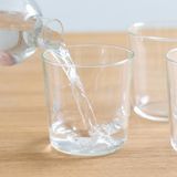 URBAN GLASS - 330ML TUMBLER (CLEAR/BLACK)