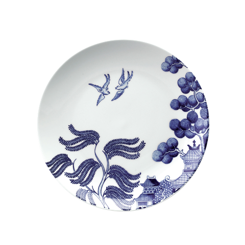 WILLOW LOVE STORY - 21CM SALAD PLATE (BLUE)