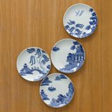 WILLOW LOVE STORY - SET OF 4 X 21CM SALAD PLATE (ASSORTED)