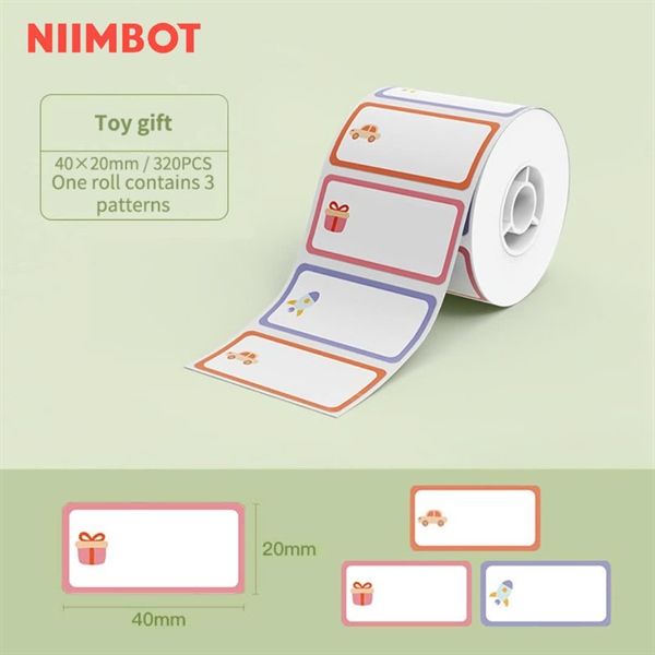 Giấy nhãn màu NIIMBOT dùng cho máy in label B21 / B1 (B Series)