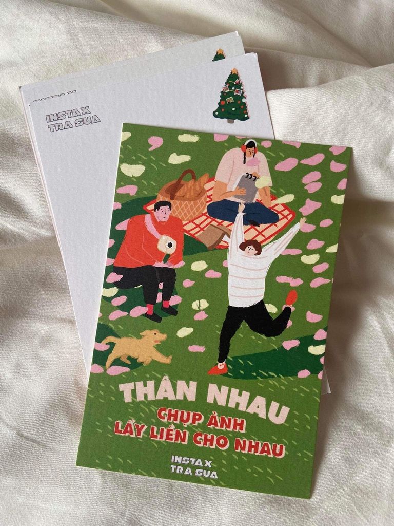 Postcard Instax Trà Sữa