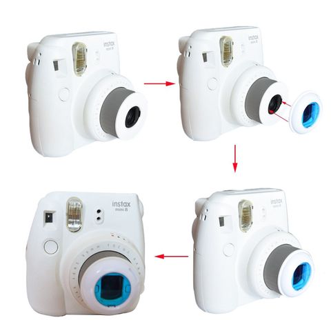  Bộ 4 Lens Color Ombre Cho Máy Ảnh Instax Mini 9 / Mini 8/8+ / Mini 7s 