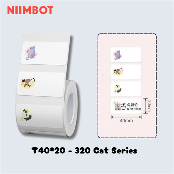 Giấy nhãn màu NIIMBOT dùng cho máy in label B21 / B1 (B Series)